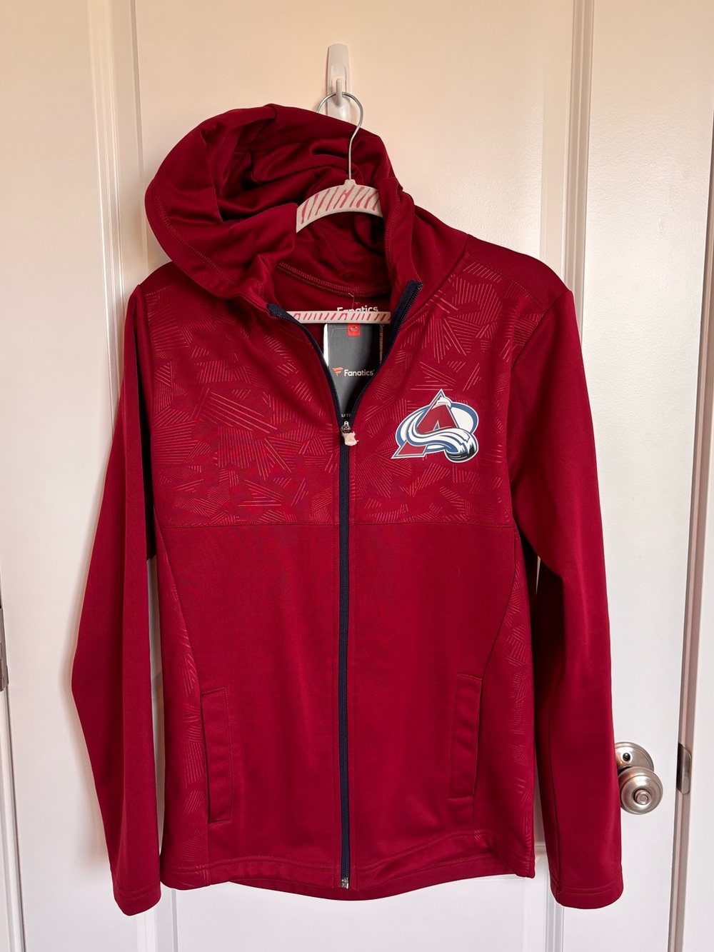 Fanatics Colorado Avalanche Red Full-Zip Hoodie